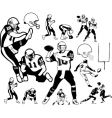 American football vector image