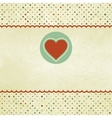 Valentines Heart Card vector image