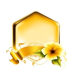 Vintage frame on black Royalty Free Vector Image