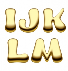 Alphabet letters vector image