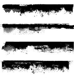 Grunge border vector image
