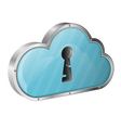 Security Cloud Computing Concept vector image