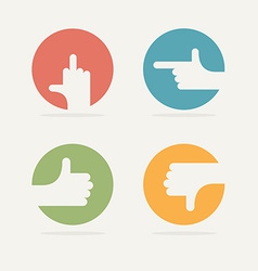 Good and bad habits poster Royalty Free Vector Image