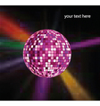 Discoball with ray vector image