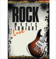 Rock concert background vector image