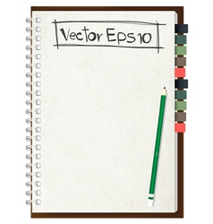 Paper Notebook vector image