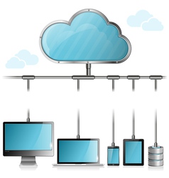 Cloud Computing Concept vector image