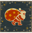 Retro Santa Claus vector image
