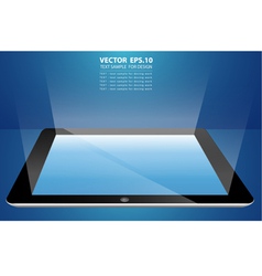 Tablet computer vector image