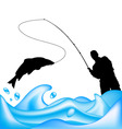 Fisherman vector image