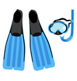 Snorkeling set vector image