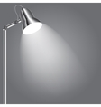 Background with lighting lamp Empty space for your vector image