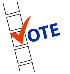 Vote vector image