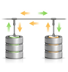 Database Backup Concept vector image