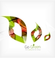 Green leaves spring nature design concept vector image