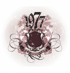 Vintage composition vector image
