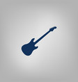 Electric guitar icon Electric guitar icon vector image
