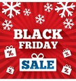 Black Friday Sale background Christmas background vector image