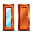 Front door vector image