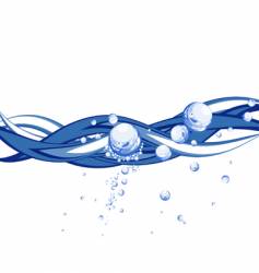 Water background vector image