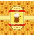 Retro beer label Retro beer label vector image