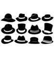 Set of different hats vector image