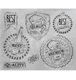 Beer Quality elements gray vector image