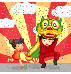 Chinese New Years Celebration vector image