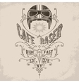 Custom motorcycle Vintage Design vector image