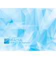 Fractal abstract background vector image
