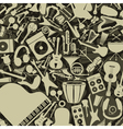 Musical background vector image