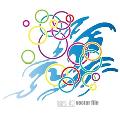 Abstract Circle Background vector image