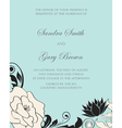 Invitation card vector image