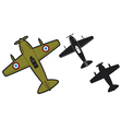 Planes - air force vector image