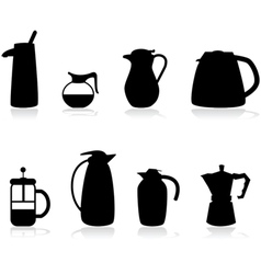 Coffee containers Coffee containers vector image
