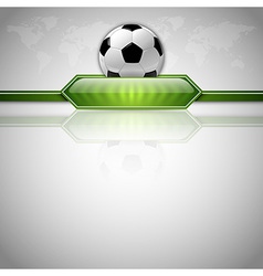 Football score green world gray vector image