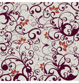 Floral wallpaper vector image
