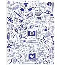 Education - doodles collection vector image
