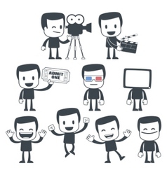 Icon man vector image