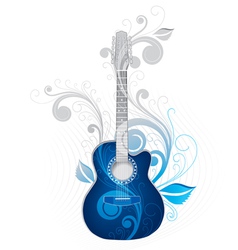 Cool guitar vector image
