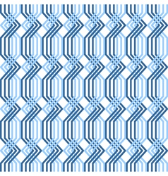 Interlacing seamless pattern vector image