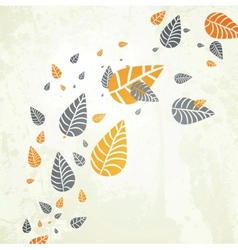 Floral Leaves Background vector image