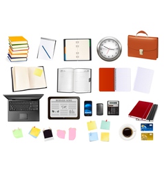 Business and office supplies vector image