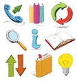Doodle style icons set vector image