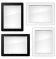 Set of tablet pc vector image