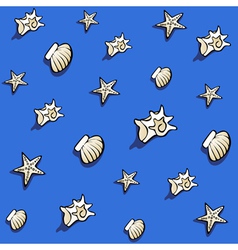Shell pattern vector image