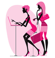 Online shopping vector image