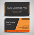Abstract creative business cards set template Abstract creative business cards set template vector image