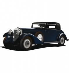 Old car vector image
