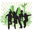 Pop band illustration vector image